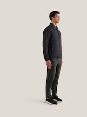 Peckham Rye Black Light Padded Collar Bomber Jacket - Image 3 of 12