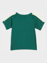 Verde - Conjunto adidas originals 3 STRIPE STS Top e Short - Imagem 3 de 7