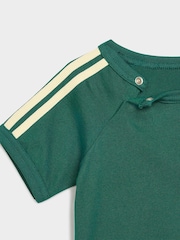 Verde - Conjunto adidas originals 3 STRIPE STS Top e Short - Imagem 4 de 7