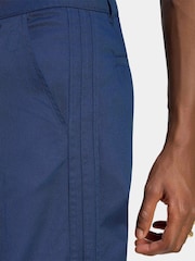 adidas Originals Blue 3 Stripes Pleated Joggers - Image 4 of 6