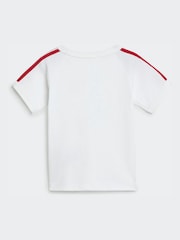 Branco - Conjunto adidas originals 3 STRIPE STS Top e Short - Imagem 3 de 7