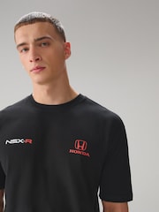 Black Honda - „Hot Hatch“ automobilio marškinėliai su grafika - 5 paveikslėlis iš 9