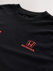 Black Honda - „Hot Hatch“ automobilio marškinėliai su grafika - 8 paveikslėlis iš 9