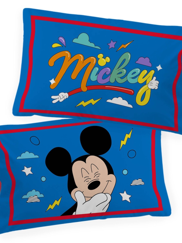 Jay Franco Blue Dinsey Mickey Mouse Single Duvet Set - Image 6 of 6 Jay Franco Blue Dinsey Mickey Mouse Single Duvet Set - Image 6 of 6