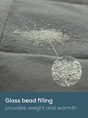 Beurer Grey Planet Cosy Weighted Heat Pad - Image 3 of 6