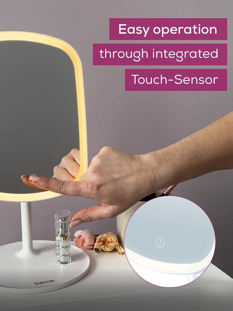 Beurer White Illuminated Cosmetics Mirror - Image 2 of 7