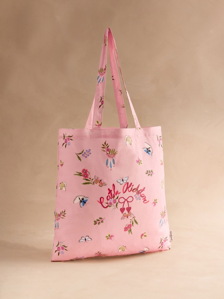 Cath Kidston Pink Butterfly Bloom Tote Bag - Image 1 of 3 Cath Kidston Pink Butterfly Bloom Tote Bag - Image 1 of 3