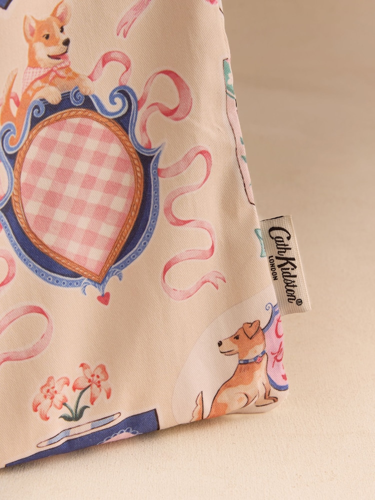 Cath Kidston Ecru Crest Print Tote Bag - Image 2 of 3