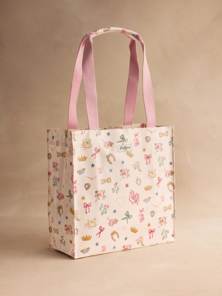 Cath Kidston Ecru Ballet Print Medium Book Bag - Image 1 of 3