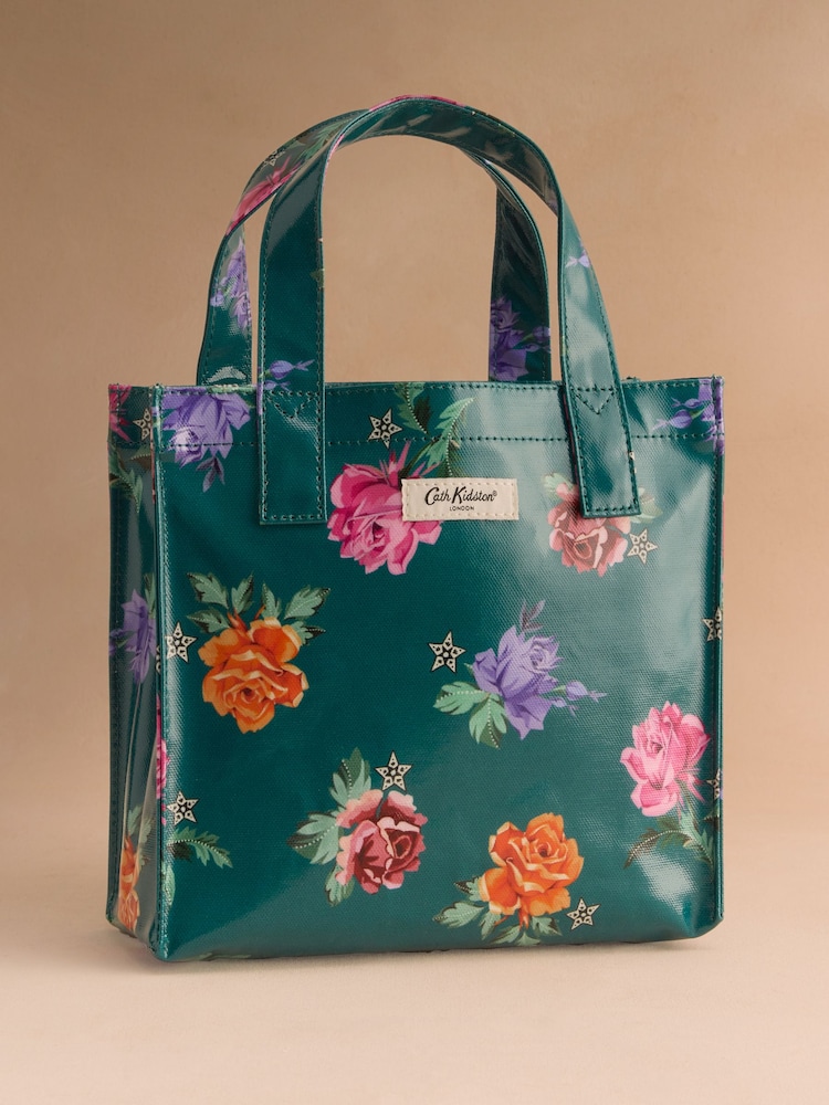 Cath Kidston Green Floral Small Book Bag - Image 1 of 3