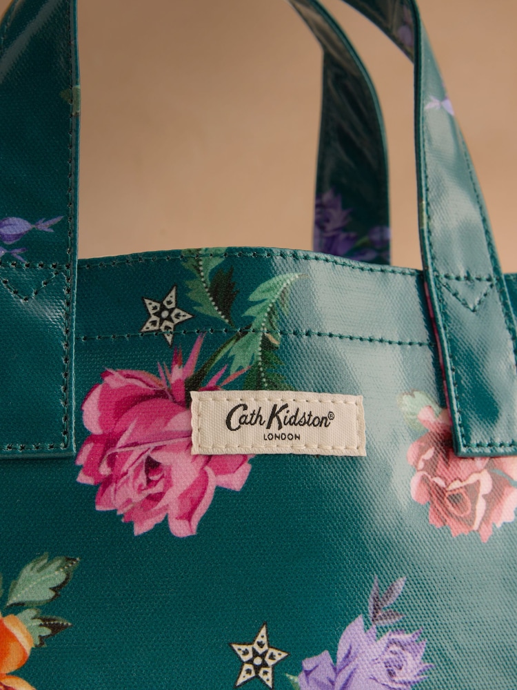 Cath Kidston Green Floral Small Book Bag - Image 2 of 3