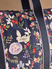 Cath Kidston Navy Butterfly Bloom Overnight Weekender Bag - Image 6 of 6