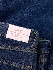 Name It Blue Pleated Wide Leg Jeans - Image 5 of 5