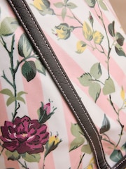 Cath Kidston Pink Stripe Climbing Rose Marylebone Shopper Bag - Image 4 of 4