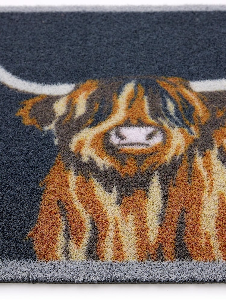 Hug Rug Navy Outdoor Highland Mat - Image 4 of 4
