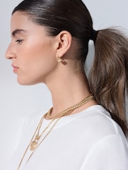 Gold Tone Tabitha Simmons x Next Layered Charm Necklace - Image 3 of 9