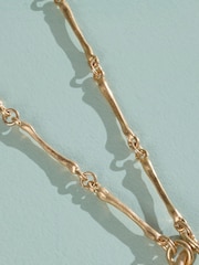 Gold Tone Tabitha Simmons x Next Layered Charm Necklace - Image 8 of 9