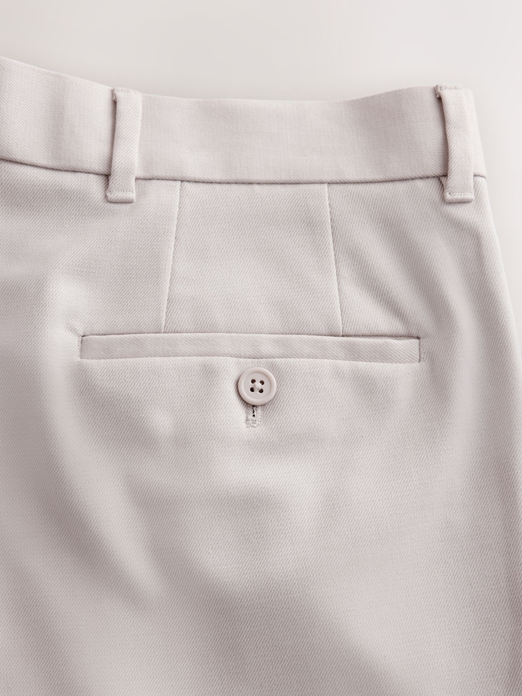 בז' - גזרה רגילה - Stretch Smart Twill Trousers - תמונה 9 מתוך 9 בז' - גזרה רגילה - Stretch Smart Twill Trousers - תמונה 9 מתוך 9