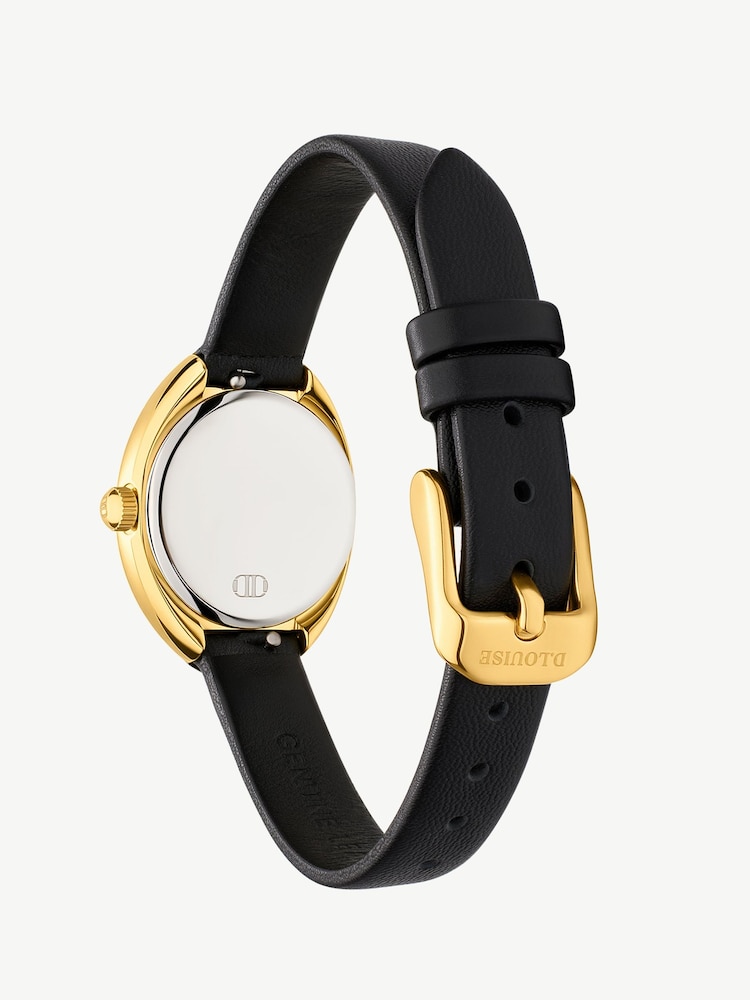 D.Louise Gold Classic Leather Oval Watch 26mm - Image 2 of 4 D.Louise Gold Classic Leather Oval Watch 26mm - Image 2 of 4
