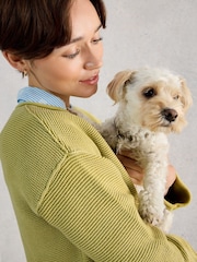 White Stuff Green Gigi Washed Jumper - Image 4 of 6