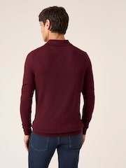 Skopes Red Brad Merino Blend Polo Shirt - Image 3 of 6