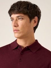 Skopes Red Brad Merino Blend Polo Shirt - Image 4 of 6