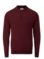Skopes Red Brad Merino Blend Polo Shirt - Image 5 of 6