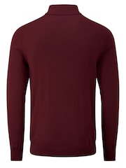 Skopes Red Brad Merino Blend Polo Shirt - Image 6 of 6