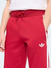 Balts - adidas Originals 3 svītrainā topiņa un šortu komplekts - Attēls 6 no 8