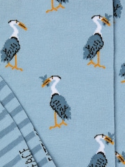 FatFace Light Blue Heron Socks - Image 2 of 2