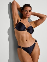 Victoria's Secret Soirée Blue Classic Rings Bikini Bottoms - Image 1 of 2