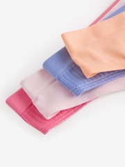 Victoria's Secret Pink/Blue/Orange Thong 4 Pack Logo Knickers - Image 9 of 10