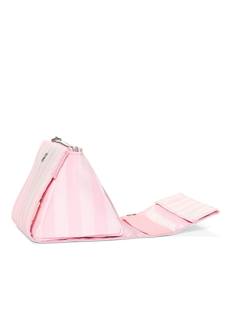 Victoria's Secret Pink Iconic Stripe Jewellery Travel Case - Image 3 of 3