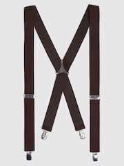 MOSS Brown Clip-On Braces - Image 1 of 2