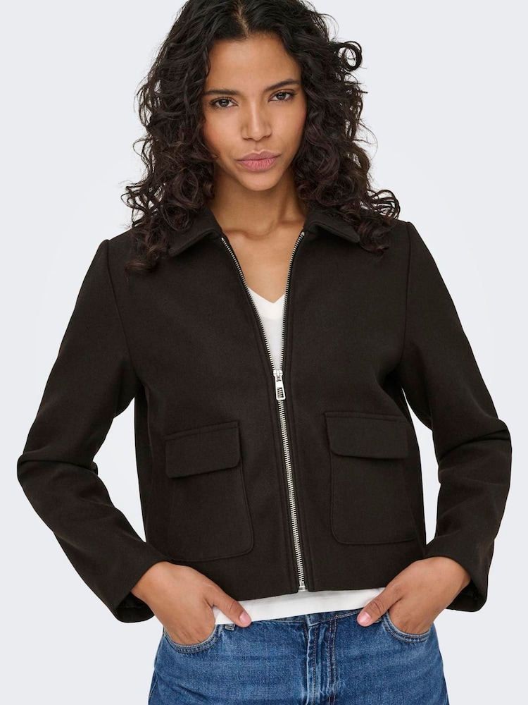 ONLY Short Zip Through Jacket - Imagen 4 de 4 ONLY Short Zip Through Jacket - Imagen 4 de 4