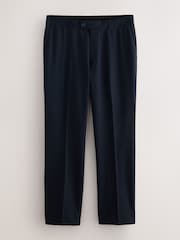 כחול כהה - גזרה רגילה - Stretch Smart Twill Trousers - תמונה 4 מתוך 8