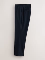 כחול כהה - גזרה רגילה - Stretch Smart Twill Trousers - תמונה 5 מתוך 8