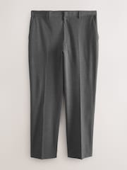 Charcoal Grey Regular Fit Elasticated Waist Motionflex Stretch Smart Trousers - Image 5 of 11