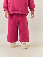 Berry Pink Wide Leg Sweat Joggers (3mths-7yrs) - Image 1 of 9