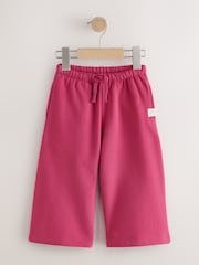 Berry Pink Wide Leg Sweat Joggers (3mths-7yrs) - Image 5 of 9