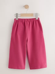Berry Pink Wide Leg Sweat Joggers (3mths-7yrs) - Image 6 of 9