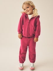 Berry Pink Cuffed Sweat Joggers (3mths-7yrs) - Image 1 of 7