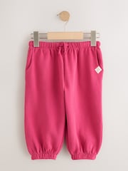 Berry Pink Cuffed Sweat Joggers (3mths-7yrs) - Image 4 of 7