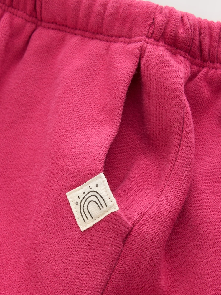 Berry Pink Cuffed Sweat Joggers (3mths-7yrs) - Image 7 of 7