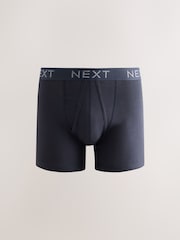 Burgundy Red Stripe Marl 5 Pack A Front Cotton Rich Boxers - Image 6 of 10