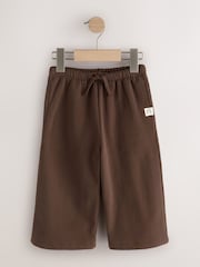 Chocolate Brown Wide Leg Sweat Joggers (3mths-7yrs) - Image 5 of 8