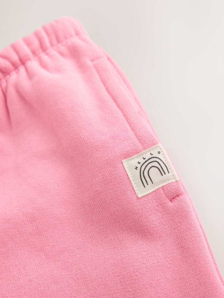 Pink Wide Leg Sweat Joggers (3mths-7yrs) - Image 7 of 7 Pink Wide Leg Sweat Joggers (3mths-7yrs) - Image 7 of 7