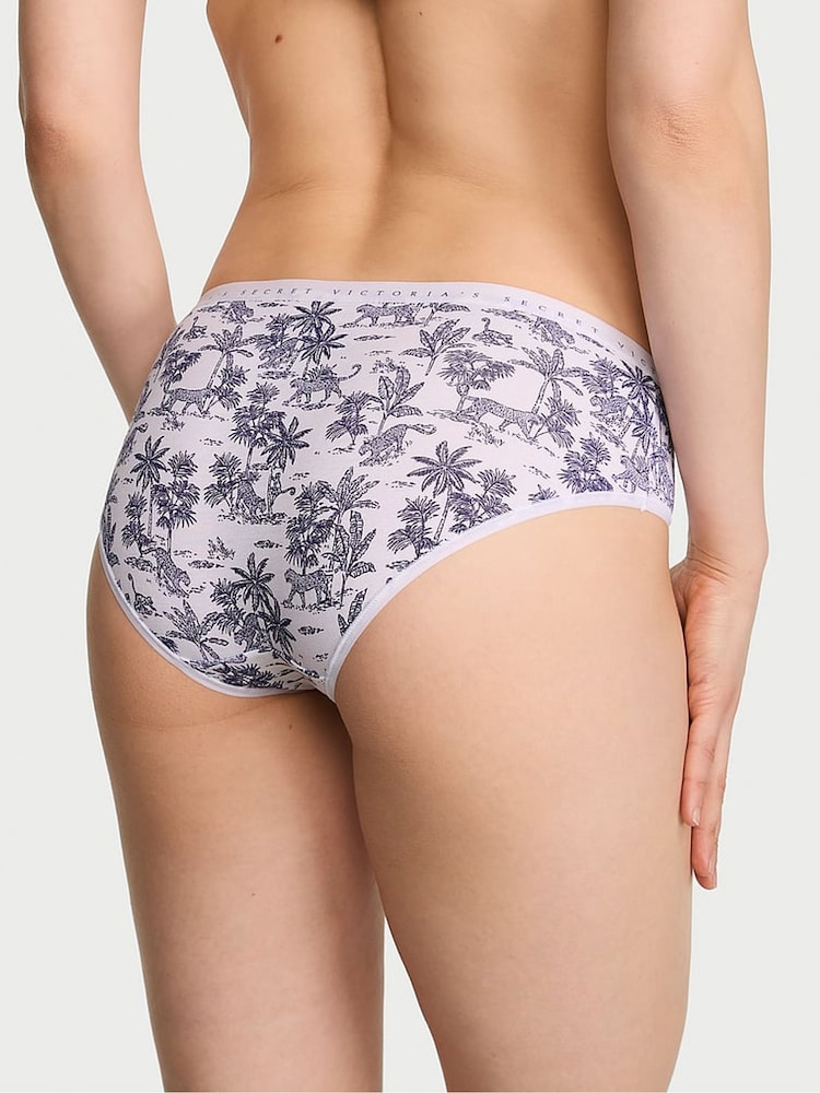 Victoria's Secret White Jungle Hipster Knickers - Image 2 of 2