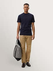 Les Deux Dark Blue Flower Graphic Print T-Shirt - Image 3 of 5