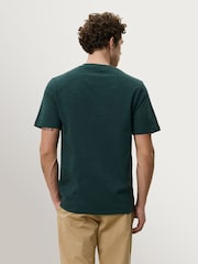 Les Deux Pine Green Italian Graphic Print T-Shirt - Image 2 of 7